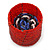 Ring/ Pendant/ Earrings Red Glass Bead Handmade Box - view 8