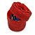 Ring/ Pendant/ Earrings Red Glass Bead Handmade Box - view 5