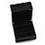 Luxury Wooden Black Gloss Wedding Double Ring/ Stud Earrings Box (Rings are not included) - view 8