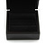 Luxury Wooden Black Gloss Wedding Double Ring/ Stud Earrings Box (Rings are not included) - view 4