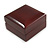 Luxury Wooden Mahogany Gloss Earrings/ Pendant Box (Earrings are not included) - view 6