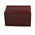 Luxury Wooden Mahogany Gloss Wedding Double Ring/ Stud Earrings Box (Rings are not included) - view 7