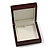 Luxurious Mahogany Gloss Wood Jewellery Presentation Box (Earrings, Brooch, Bracelet, Pendant) - view 10