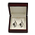 Luxurious Mahogany Gloss Wood Jewellery Presentation Box (Earrings, Brooch, Bracelet, Pendant) - view 6