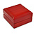 Luxury Wooden Red Mahogany Gloss Earrings/ Pendant Box (Earrings are not included) - view 3