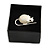 Black Basic Card AVALAYA Ring/ Small Brooch/ Stud Earrings Gift Box - view 7