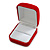 Red Velour Ring/ Stud Earring Gift Box