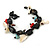 Multicoloured Ceramic Bead, Shell Bracelet - 17cm L (For Small Wrist) - view 5