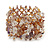 Fancy Glass Bead Flex Bracelet In Pastel Colours - 22cm L - Large