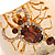 Crystal Scorpion Fashion Bangle Bracelet - view 2