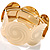 Gold Stretch Circle Fashion Bracelet - view 2