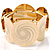 Gold Stretch Circle Fashion Bracelet