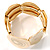 Gold Stretch Circle Fashion Bracelet - view 3