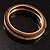 Wooden Fashion Bangle With Gold Embossed Trim - view 9