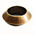 Chunky Metal Round Bangle (Brass)