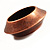 Chunky Metal Round Bangle (Copper) - view 3
