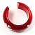 Red Wood Floral Cuff Bangle - view 2