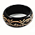 Black Wood Boho Bangle