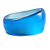 Oversized Pearlescent Light Blue Resin Bangle - view 2