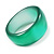 Oversized Pearlescent Grass Green Resin Bangle