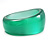 Oversized Pearlescent Grass Green Resin Bangle - view 2