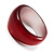Oversized Pearlescent Burgundy Resin Bangle - view 3