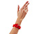 Red Plastic Rose Bangle - view 6