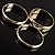 Set Of 3 Plastic Gold Bangles - view 4