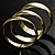 Set Of 3 Plastic Gold Bangles - view 6