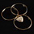Gold-Tone Crystal Heart Set Of 3 Bangles - view 4