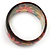 Floral Glittering Resin Bangle - view 3