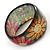 Floral Glittering Resin Bangle - view 4