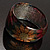 Floral Glittering Resin Bangle - view 6