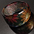 Floral Glittering Resin Bangle - view 2