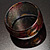 Floral Glittering Resin Bangle - view 10