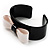 Black And White Plastic Bow Cuff Bangle - view 2