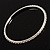 Textured & Imitation Pearl Beaded Bangles - Set of 5 (Silver & White) - view 9