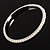 Textured & Imitation Pearl Beaded Bangles - Set of 5 (Silver & White) - view 11