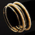 Smooth & Imitation Pearl Beaded Bangles - Set of 4 (Gold & Light Cream) - view 5