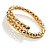 Rope Style Flex Bangle Bracelet (Gold Tone) - view 2
