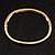 Gold Plated Crystal Classic Hinged Bangle - view 11