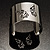Rhodium Plated Wide Butterfly Cuff Bangle - view 7