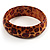 Leopard Print Wood Fashion Bangle