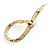 Gold Tone Mesmerized Fashion Snake Bangle Bracelet (18cm) - view 9