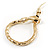 Gold Tone Mesmerized Fashion Snake Bangle Bracelet (18cm)
