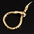 Gold Tone Mesmerized Fashion Snake Bangle Bracelet (18cm) - view 7