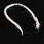 Silver Tone Mesmerized Fashion Snake Bangle Bracelet (18cm) - view 4