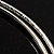 Textured Metal Bangles- Set of 14 (Silver Tone) - view 7