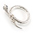 Silver Tone Mesmerized Fashion Snake Bangle Bracelet - view 7