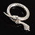 Silver Tone Mesmerized Fashion Snake Bangle Bracelet